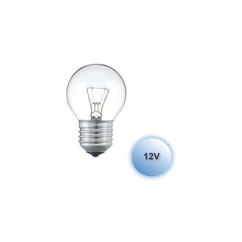 foto del prodotto lampadina ad incandescenza sferica chiara 60w e27 12v