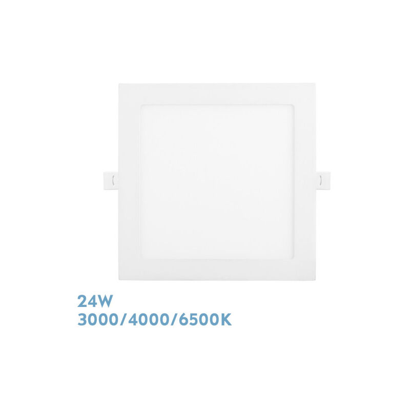foto del prodotto downlight da incasso abaco 24w 3000 4000 6500k white 2160lm square 1,3x22,5x22,5cm cut 20d fabrilamp