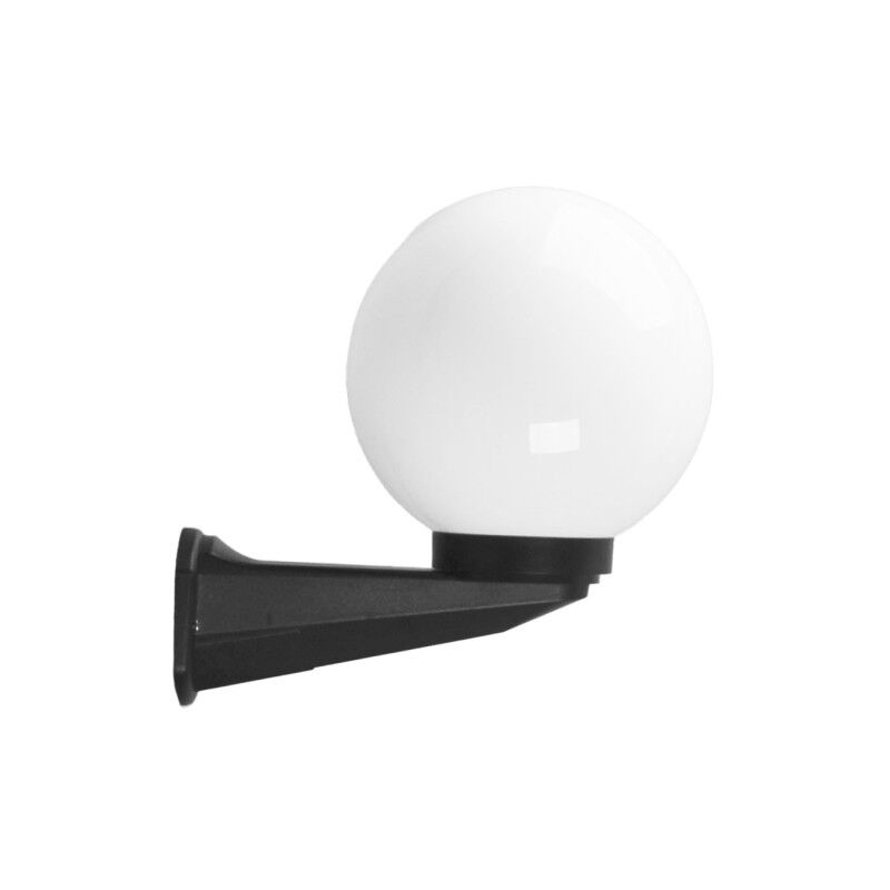 foto del prodotto lampada da parete abanto outdoor 1xe27 nero ip44 29x20x30,5 cm