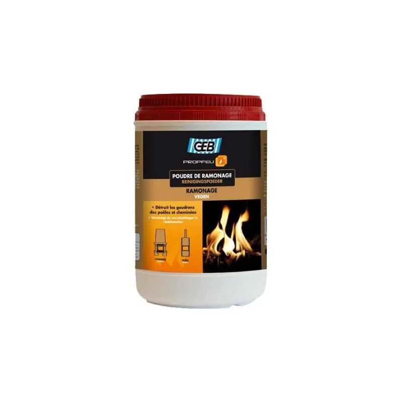 foto del prodotto propfeu polvere chimica spazzacamino vaso da 900 g