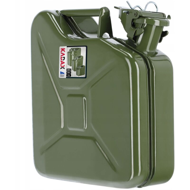 foto del prodotto tanica per olio per serbatoio carburante in metallo kadax da 5 litri