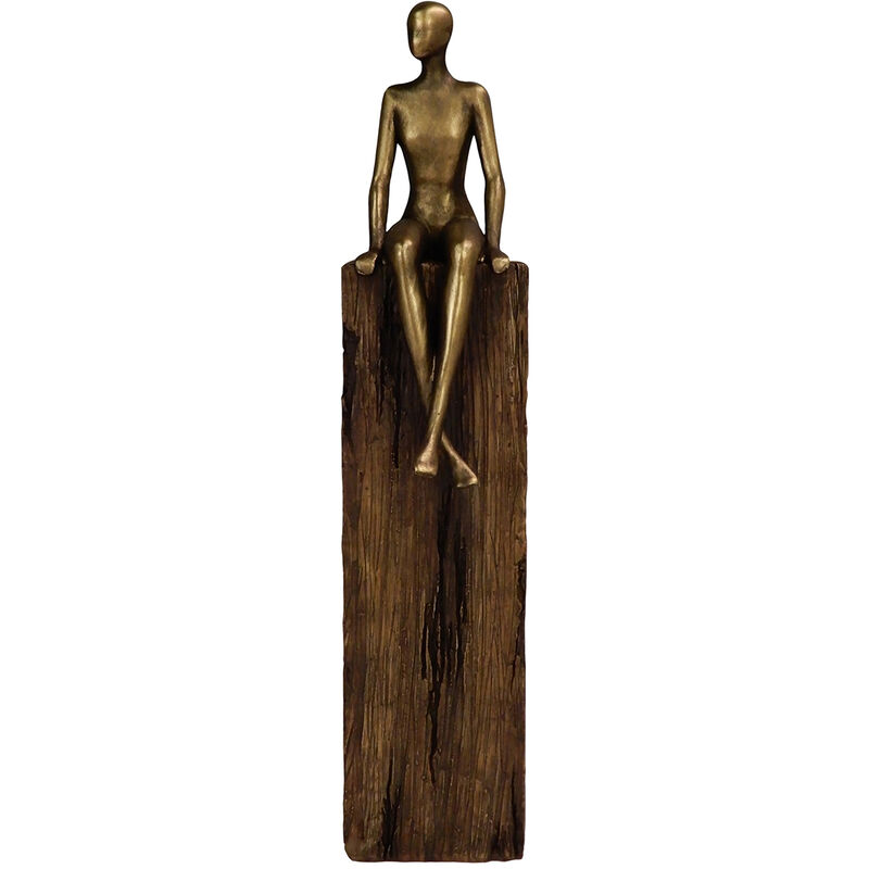 foto del prodotto signes grimalt figure di figura della persona figura piedistale bronzo goldo 7x10x32cm 30037