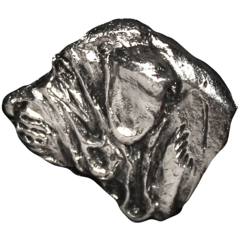 foto del prodotto fila brasileiro, mastino brasiliano spilla per cani placcata in argento, spilla elegante, decorazione per bavero di art dog