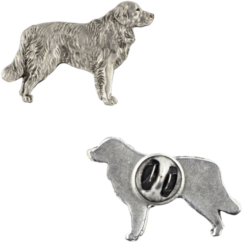 foto del prodotto golden retriever spilla per cani in confezione regalo, spilla elegante, spilla da bavero di art dog