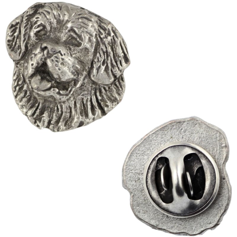 foto del prodotto san bernardo, cane di san bernardo bernarda spilla per cani in confezione regalo, spilla elegante, spilla da bavero di art dog