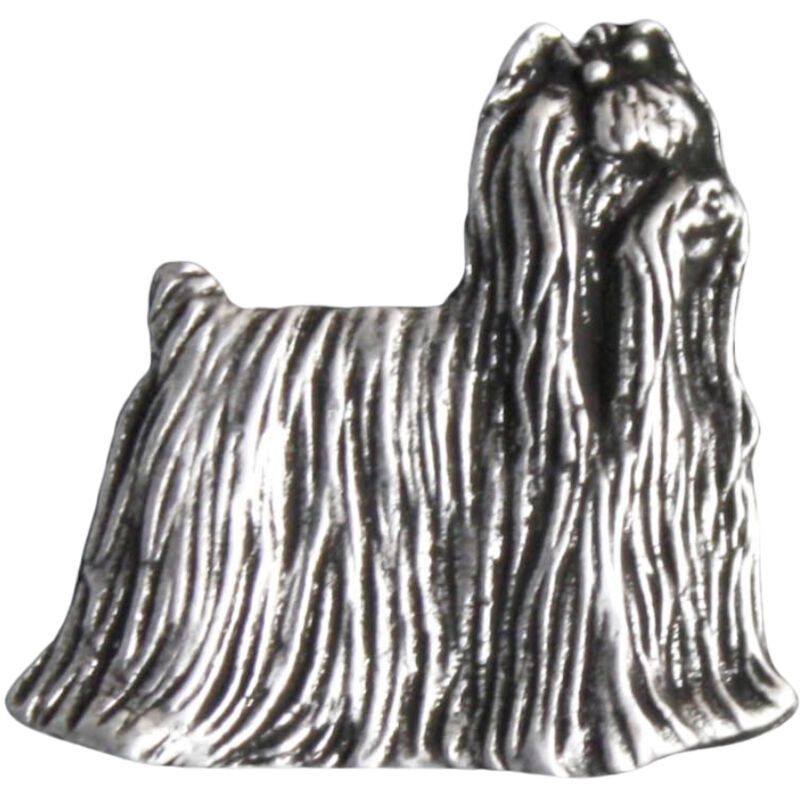 foto del prodotto yorkshire terrier, york, york, yorkie spilla per cani in confezione regalo, spilla elegante, spilla da bavero di art dog