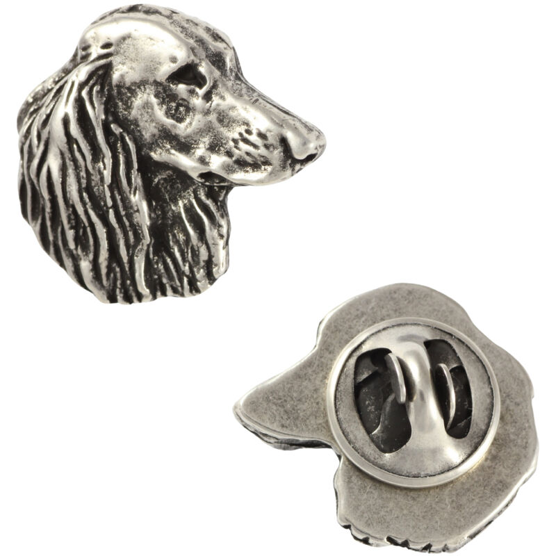 foto del prodotto bassotto v spilla per cani in confezione regalo, spilla elegante, spilla da bavero di art dog