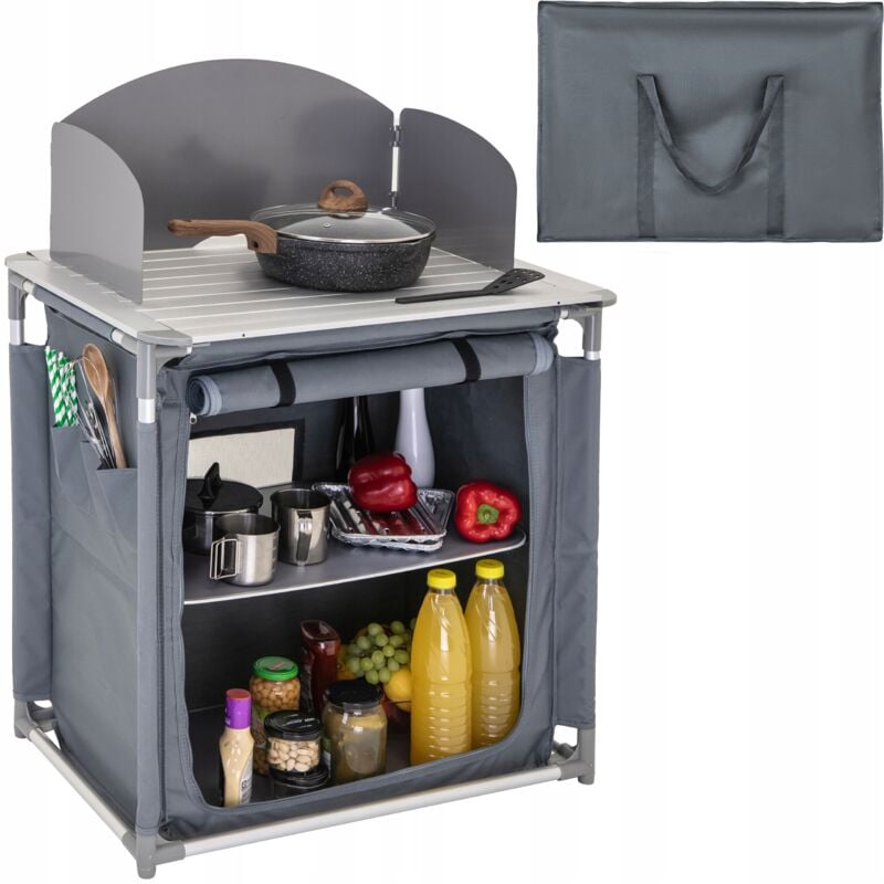 foto del prodotto mobile da cucina turistico tavolo da giardino pieghevole borsa da campeggio