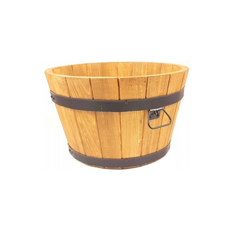 foto del prodotto vaso da fiori in pino 50xh31 rovere