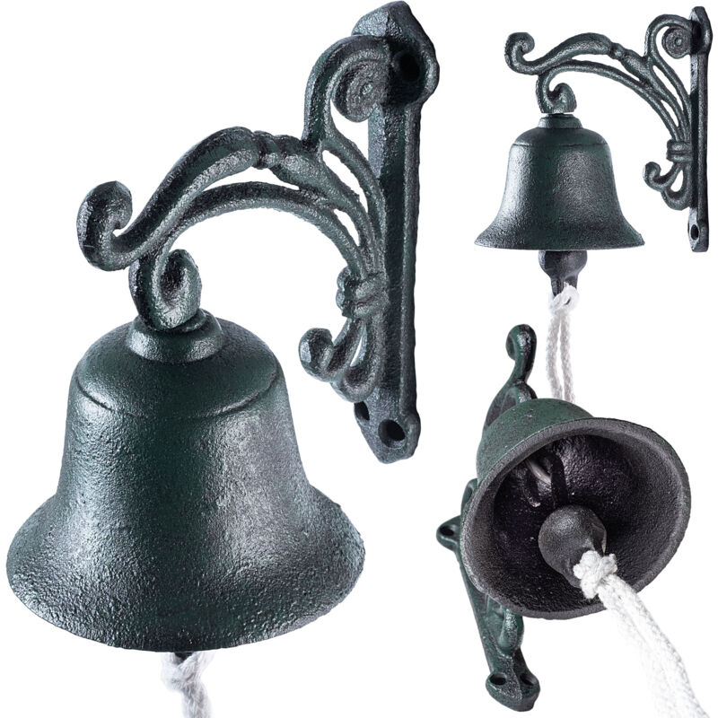 foto del prodotto campanello per porta in ghisa battente per porta campanello decorativo decorativo campanello retr kadax