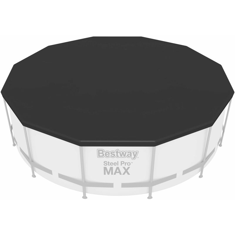 foto del prodotto telo copertura per piscina tonda diametro 366 cm con struttura bestway 58037