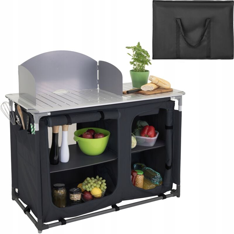 foto del prodotto mobile da cucina turistico tavolo da giardino pieghevole borsa da campeggio