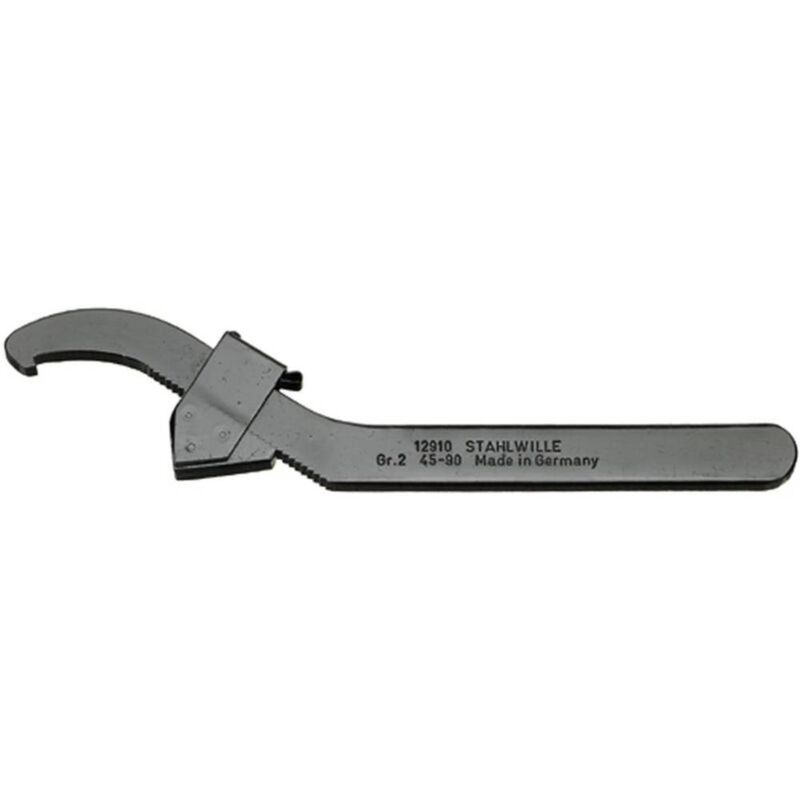 foto del prodotto stahlwille 44010002 12910 gr. 2 45 90 chiave a gancio misura metrica 90 mm