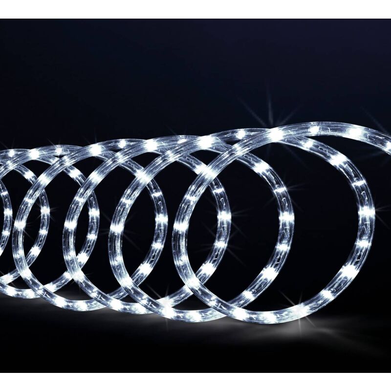 foto del prodotto tubo elettrico da esterno 6m 108 led bianco freddo feeric lights christmas