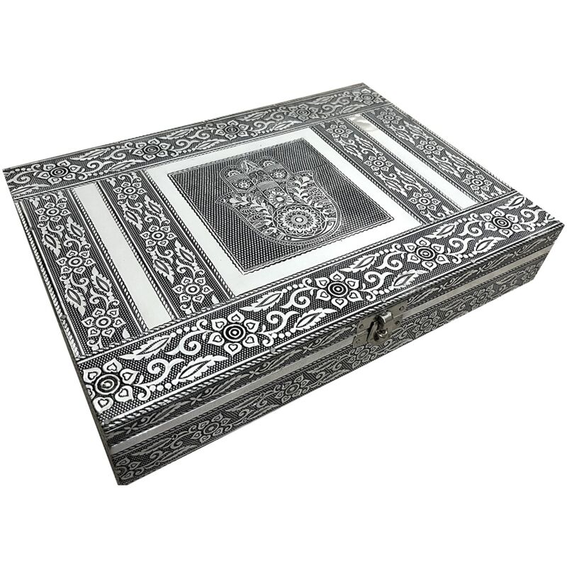 foto del prodotto signes grimalt jewelero fatima boxs and jewelry scatola bianca rettangolare 6x28x20cm