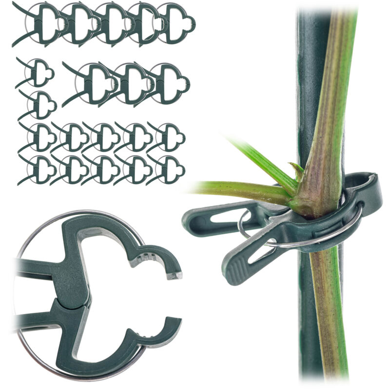 foto del prodotto clip clip per piante pomodori germogli gambi clip clip clip 20pz