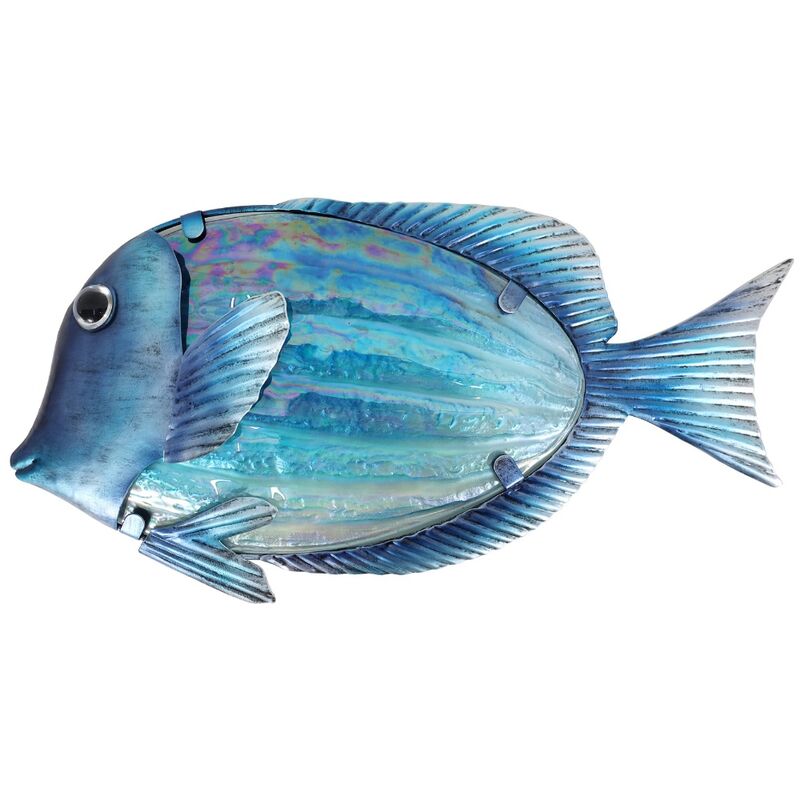 foto del prodotto signes grimalt muro adorno garden blue garden fish adorno 4x38x20cm 27222