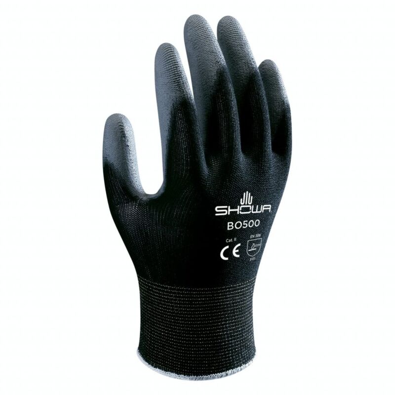 foto del prodotto showa bo500b guanto da lavoro senza cuciture nylon poliuretano usi generici 7 m
