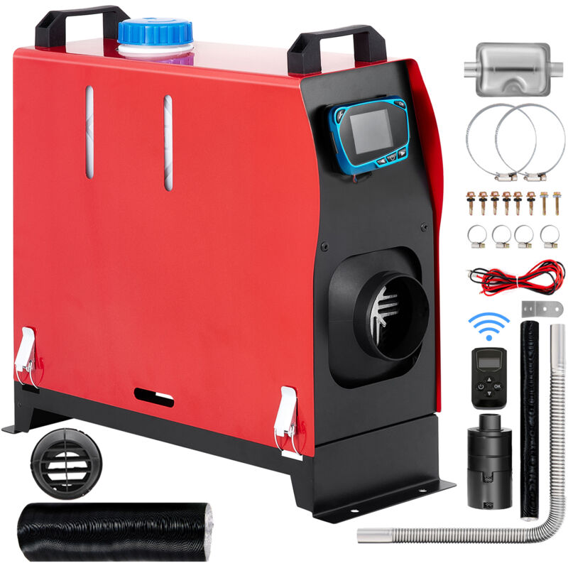 immagine 0 del prodotto mophorn 12v 5kw riscaldatore d aria diesel con telecomando e silenziatore, interruttore lcd, riscaldatore di combustibile diesel tutto in uno con
