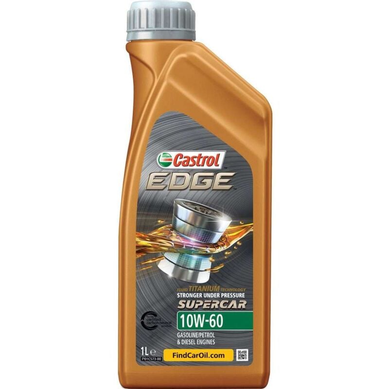 foto del prodotto castrol olio lubrificante edge motori auto supercars 10w60 1l oil