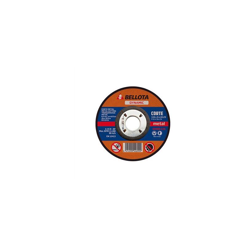 foto del prodotto disco da taglio base per metallo 230x3mm 50480 bellota