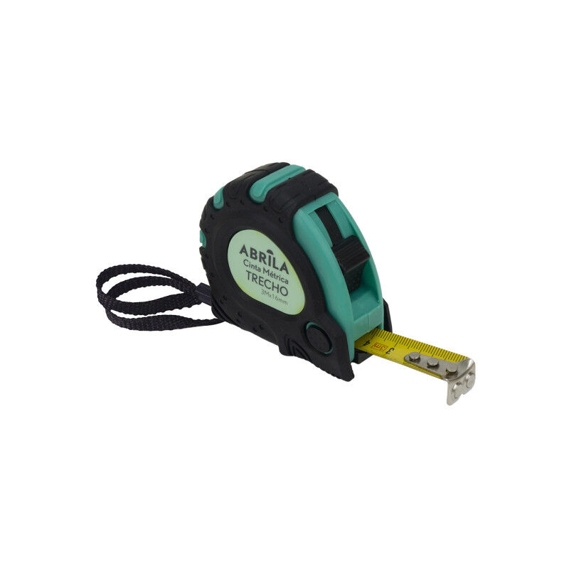 foto del prodotto nastro di misura 3mx16mm nero verde autobloccante, clip magnetica, clip, anti scivolo, antiscivolo