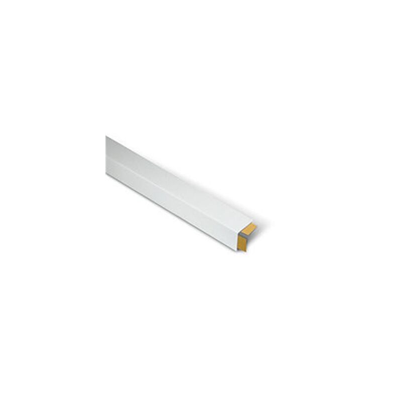 foto del prodotto mibricotienda angolare adesivo pvc bianco 25 x 25 mm 250 cm brinox b6041 5b