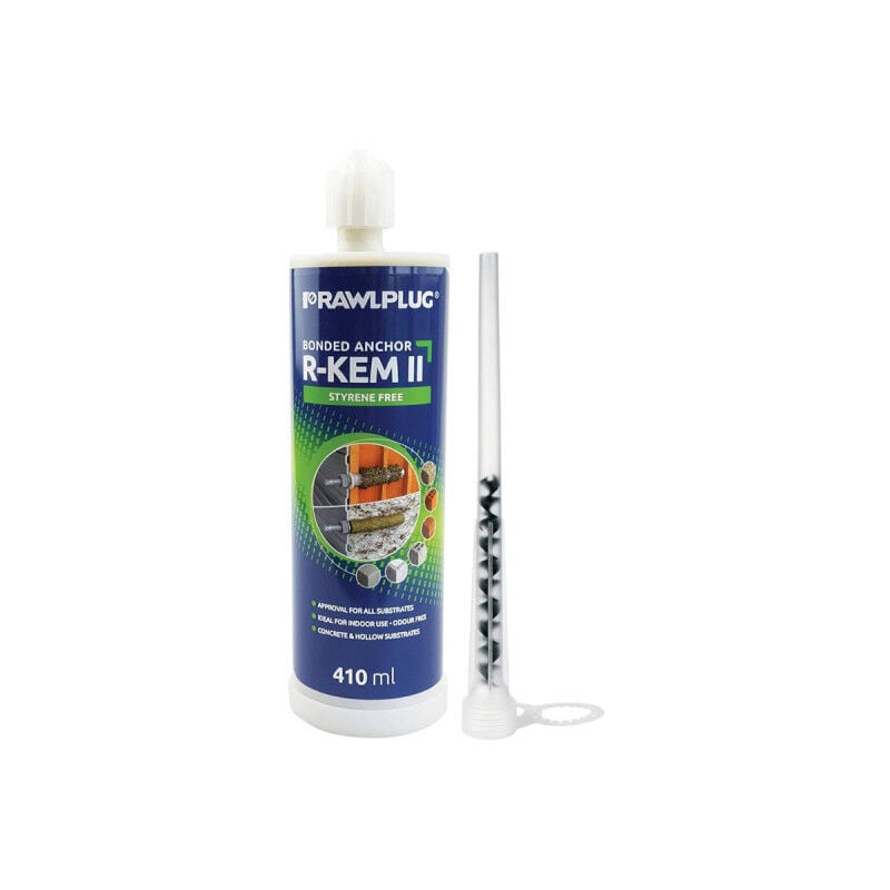 immagine 0 del prodotto r kem ii rwalplug fissaggio chimico in poliestere 410 ml tonalit di grigio