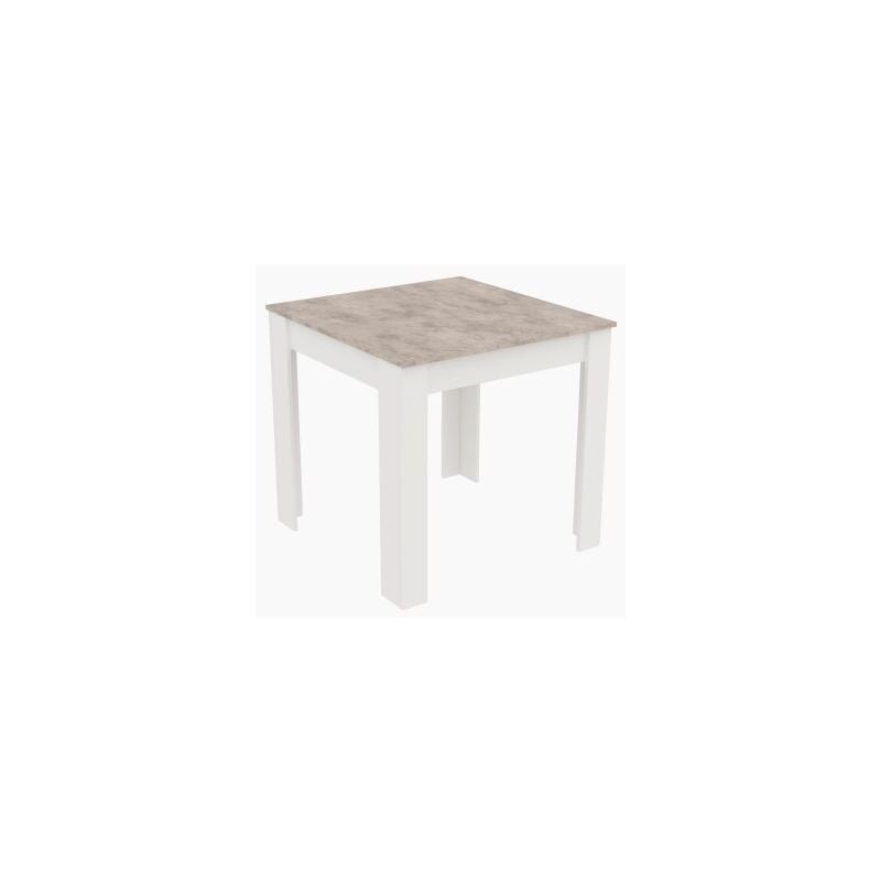 foto del prodotto tavolo fisso 110x80xh75cm cemento bianco