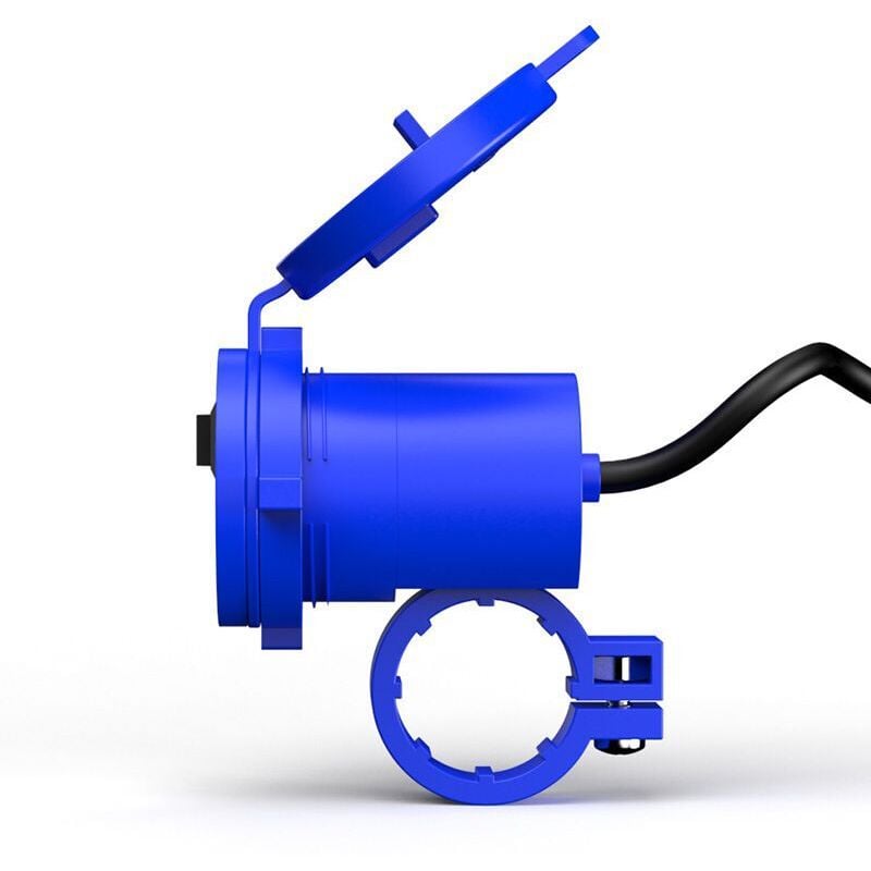 foto del prodotto cyslmuk caricabatterie usb impermeabile per moto 12v, caricabatterie usb impermeabile per moto 5v 2.1a caricabatterie rapido per moto per ricarica