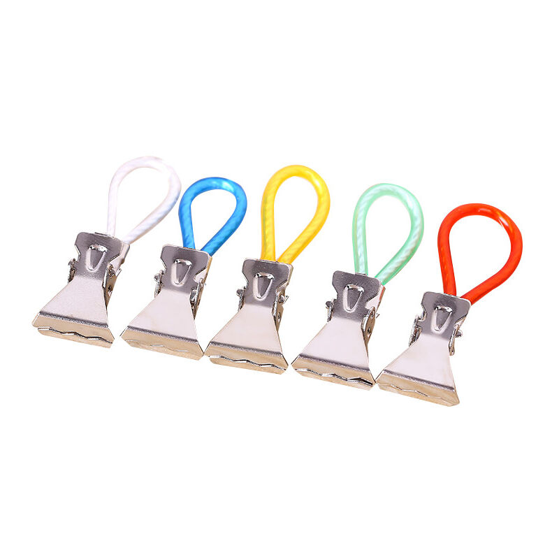 foto del prodotto fortuneville 20 pezzi clip per riporre gli asciugamani da cucina in metallo, clip per asciugamani colorati, clip per appendere panni, clip per