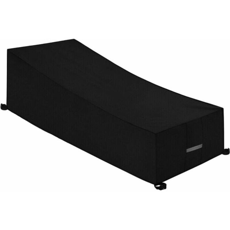 foto del prodotto fortuneville copertura per lettino prendisole con prese d aria, impermeabile, antivento, anti uv, tessuto oxford 210d, copertura per lettino