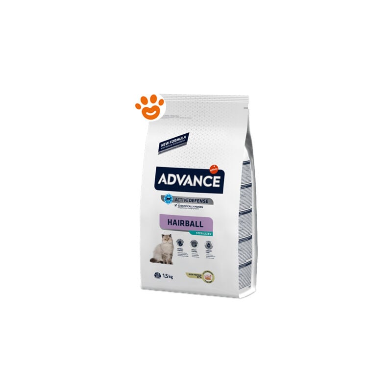 foto del prodotto affinity advance cat hairball sterilized tacchino sacco da 1,5 kg