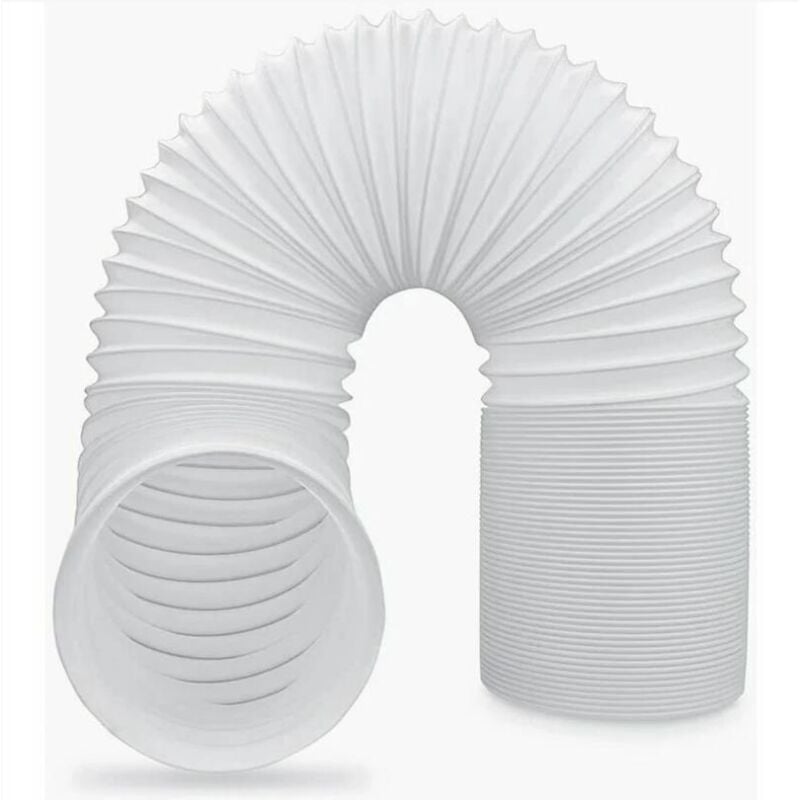 foto del prodotto fortuneville tubo flessibile per condizionatore d aria mobile, tubo flessibile di scarico dell aria in pvc, kit tubo di ventilazione universale per