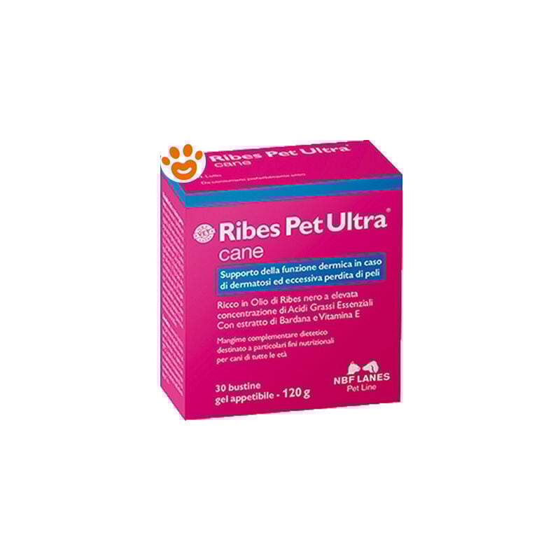 foto del prodotto nbf lanes dog ribes pet ultra gel appetibile nbf lanes dog ribes pet ultra gel appetibile 30 bustine gel