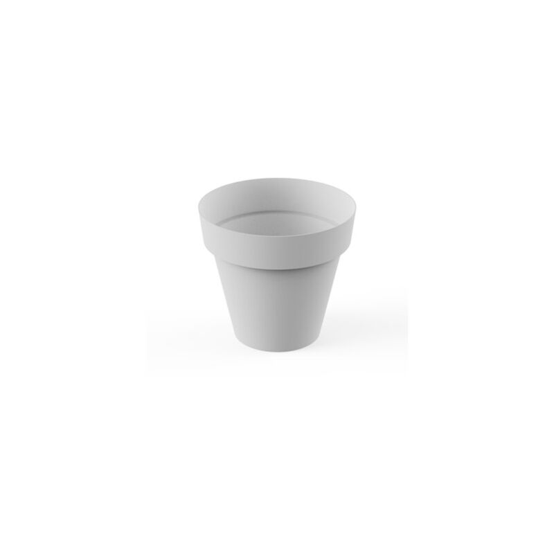 foto del prodotto vaso tondo bianco 32 cm serie tes