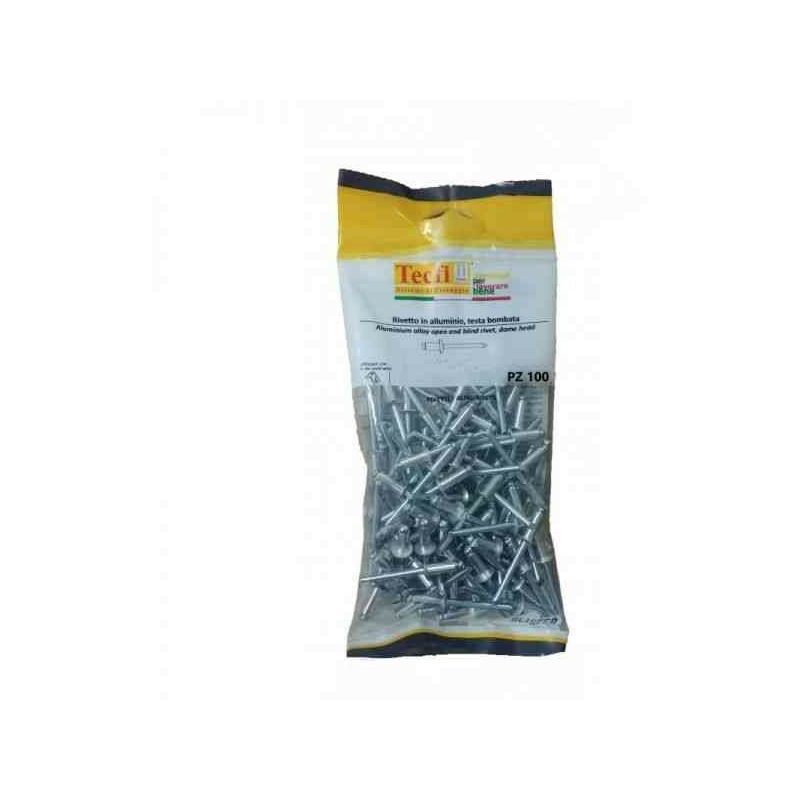 immagine 0 del prodotto rivetto a strappo in alluminio 4x10 100pz