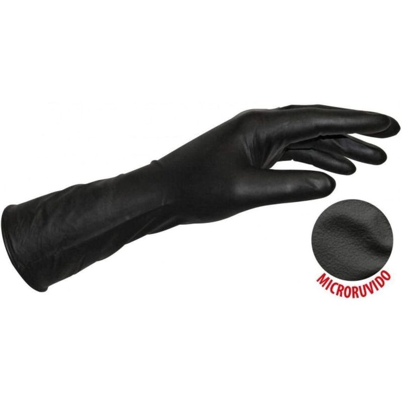 foto del prodotto guanti nitrile nero pesanti saratoga sel l