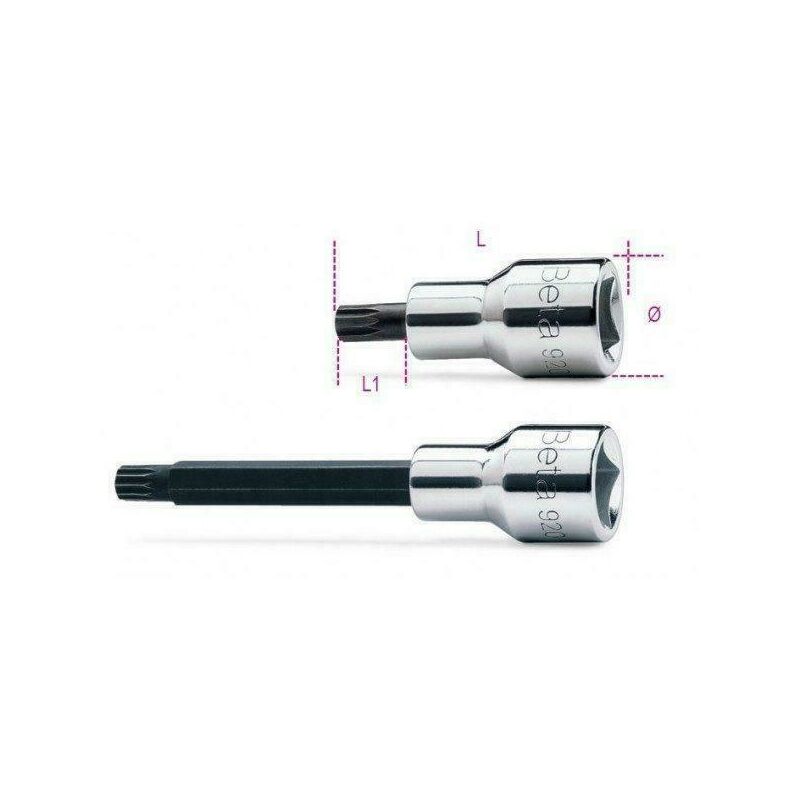 immagine 0 del prodotto beta inserti maschio con profilo xzn m16 a bussola da 1 2 920xzn