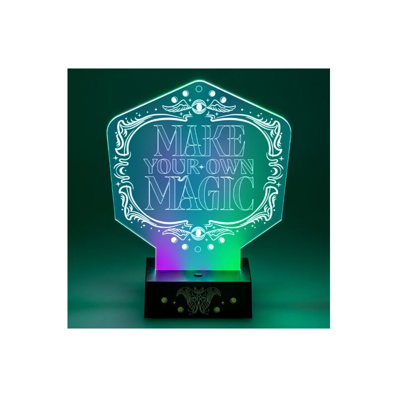 foto del prodotto paladone wicked movie lampada acrilica con licenza ufficiale disney , crea la tua magia, regalo per gli appassionati di musica de glinda, elphaba