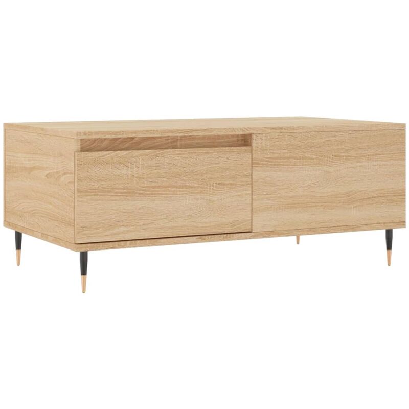 foto del prodotto tavolino salotto rovere sonoma 90x50x36,5 cm legno multistrato vidaxl