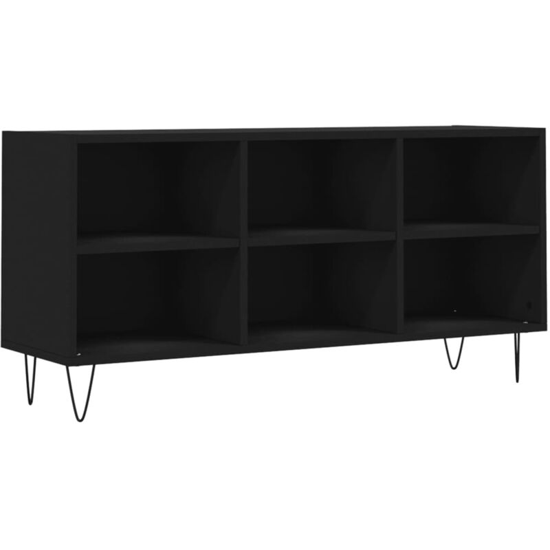 foto del prodotto mobile porta tv nero 103,5x30x50 cm in legno multistrato vidaxl