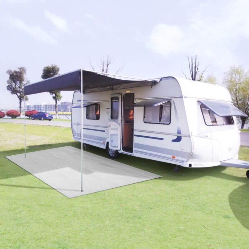 foto del prodotto furniture limited tappeto da tenda 100x500 cm bianco