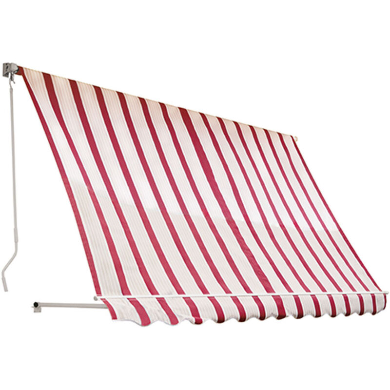 foto del prodotto tenda da sole 400x300 cm beige a caduta con braccetti estensibili beige
