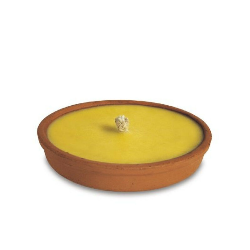 foto del prodotto candela sun terracotta citro diam14 verdelook