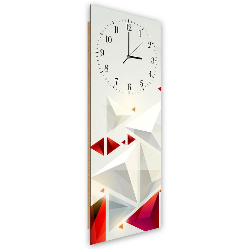 foto del prodotto gbshop orologio da parete, triangoli astratti 40x118