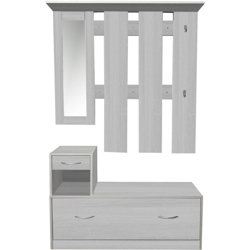 immagine 0 del prodotto c.r.o. mobile ingresso composto con scarpiera e appendiabiti