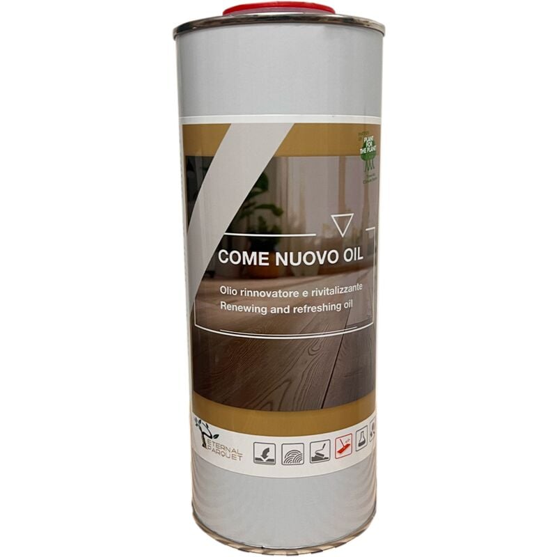 foto del prodotto eternal parquet il n1 come nuovo oil olio interno esterno per parquet manutenzione senza rischio, a base di oli vegetali e cere pregiate
