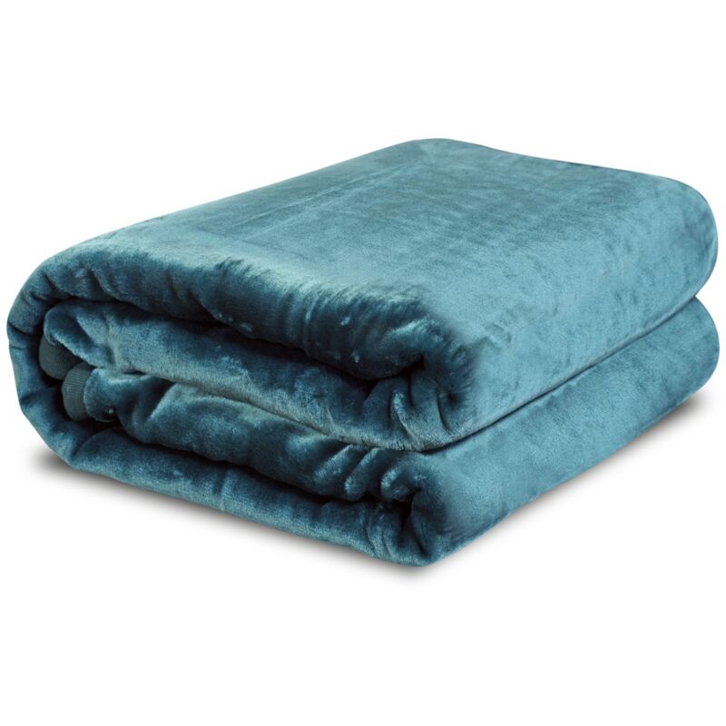 foto del prodotto coperta acrilica 160x200 cm verde