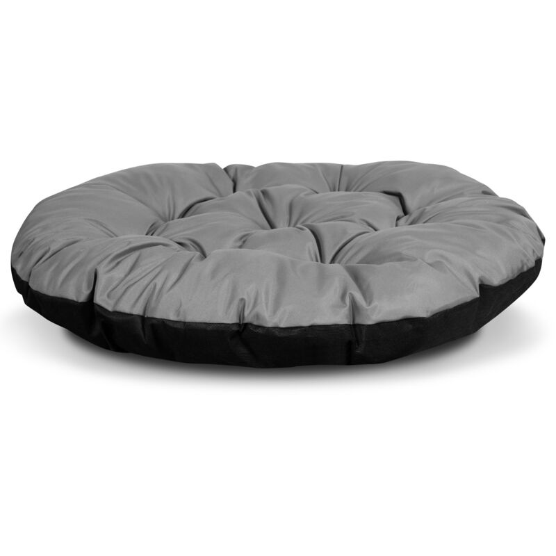 foto del prodotto cuscino da giardino 110 cm per poltrona sospesa, nido di cicogna, impermeabile, grigio